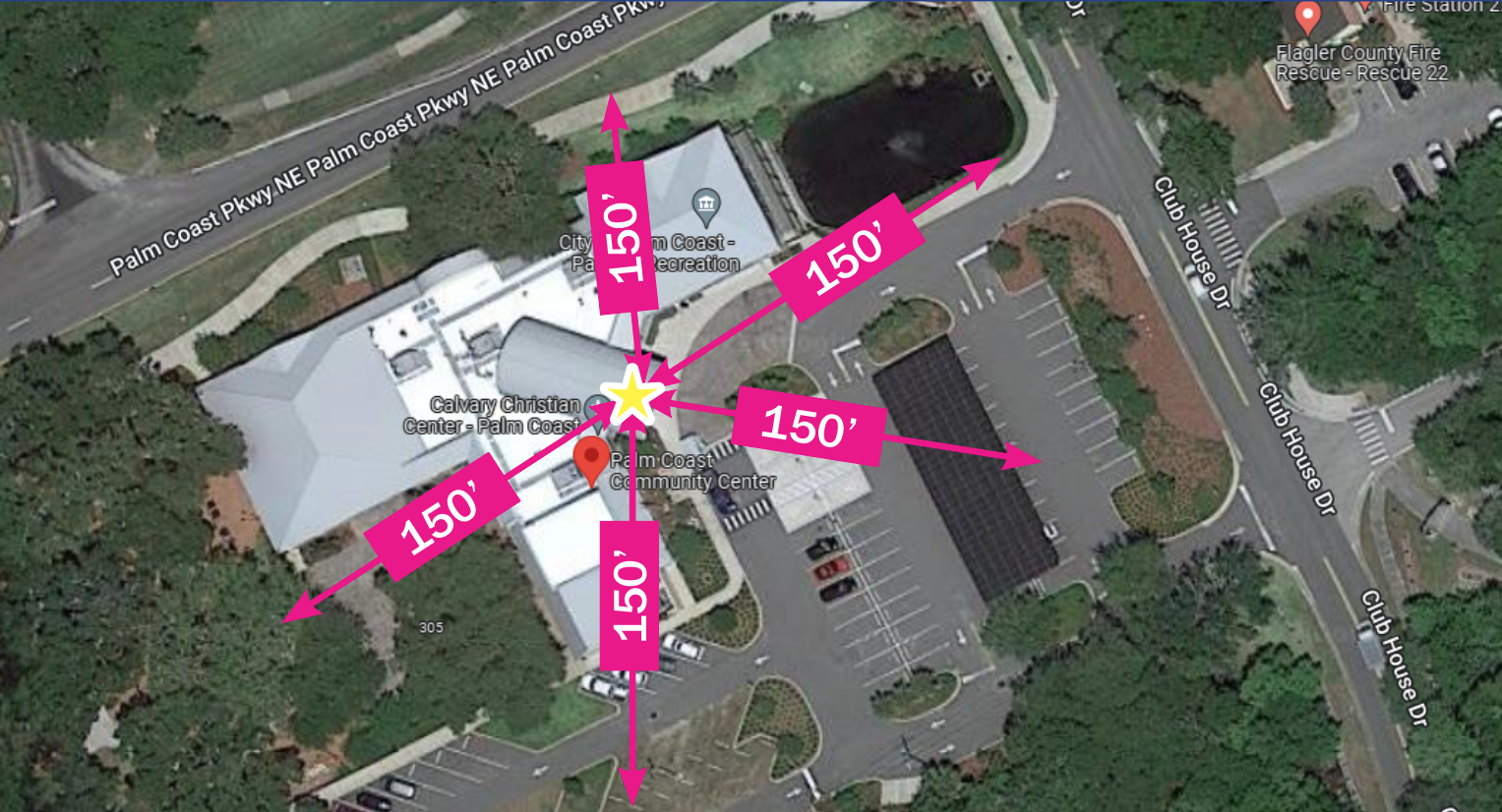 No Solicitation Zone - Palm Coast Community Center