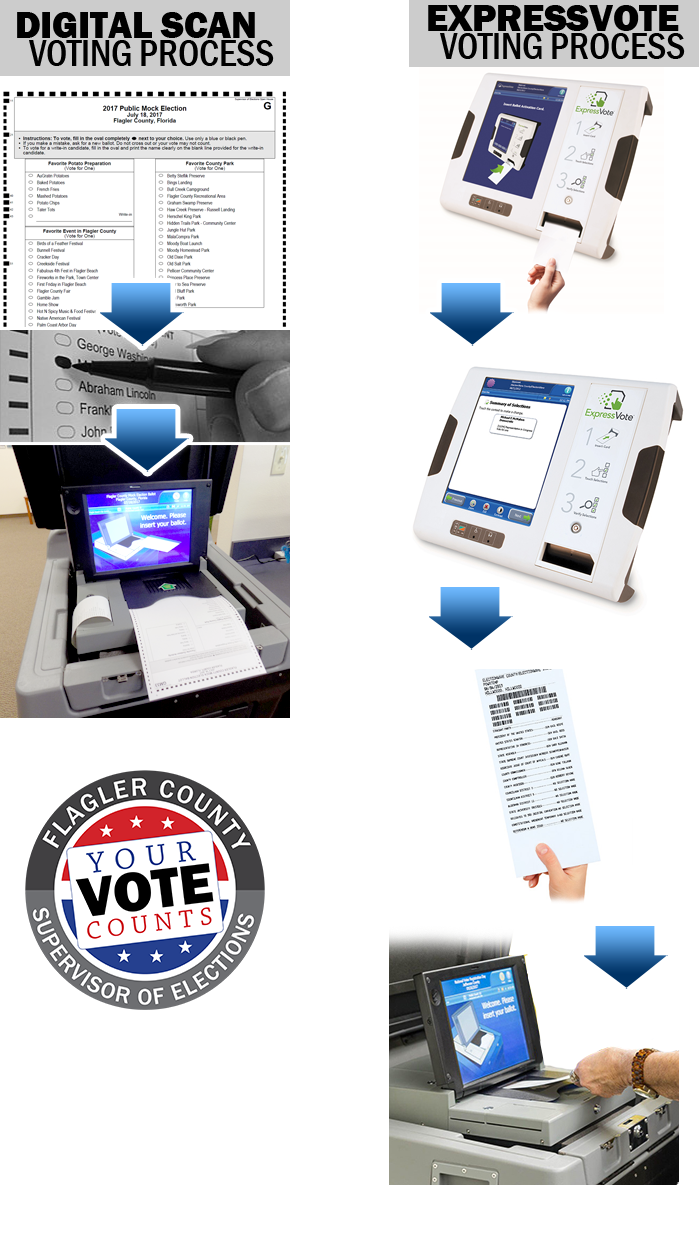 Digital Scan and ExpressVote Voting Process